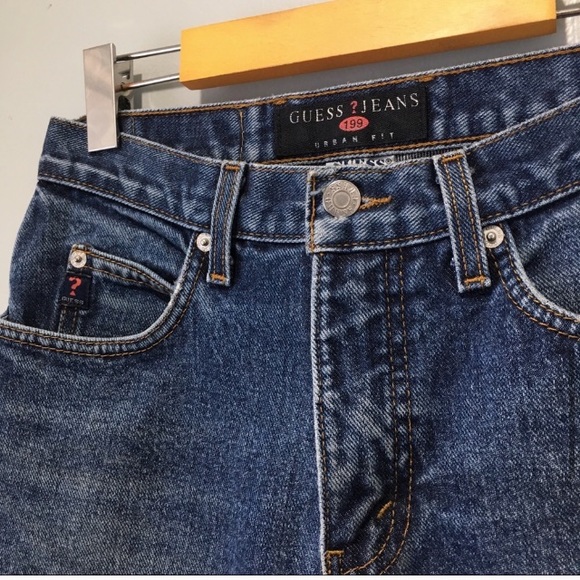 Vintage Guess Mid-Rise Blue Denim Bootcut Jeans - Picture 3 of 9